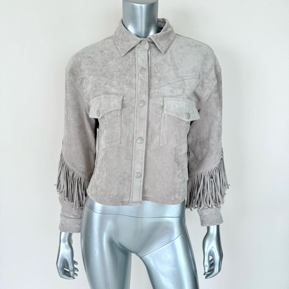 BLANK NYC women faux suede jacket size XS